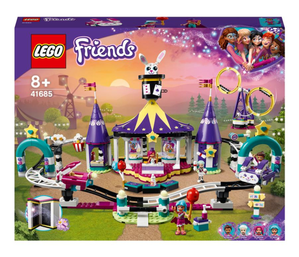 LEGO Friends 41685 Wesołe miasteczko z kolejką - 1019909 - zdjęcie